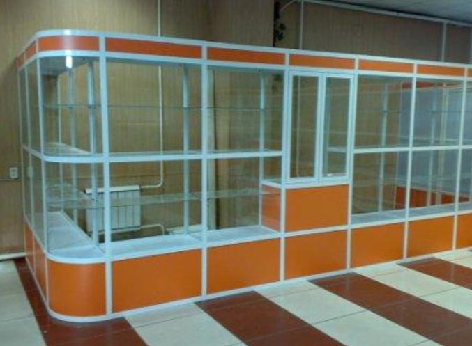 Витрина пристенная В-1/4 фото 2