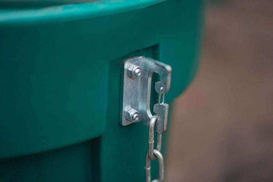 Приёмная секция мусоросброса (зеленая) фото 3