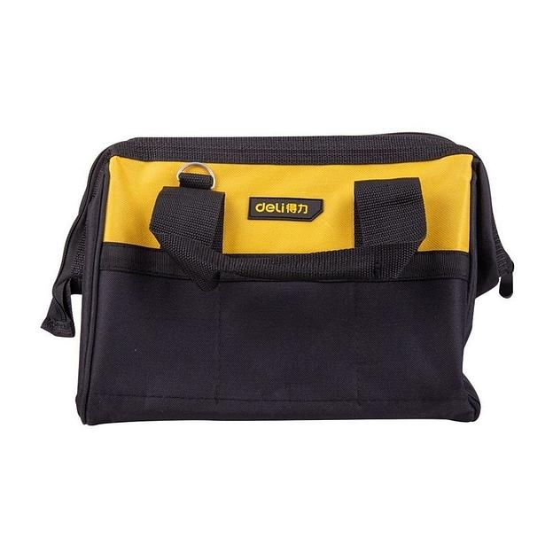 Ящики и сумки для инструментов Deli Сумка-саквояж для инструментов Deli DL-P1 300 x 230 x 250мм, 14 карманов, плечевой ремень, ткань Оксфорд 600D фото 3
