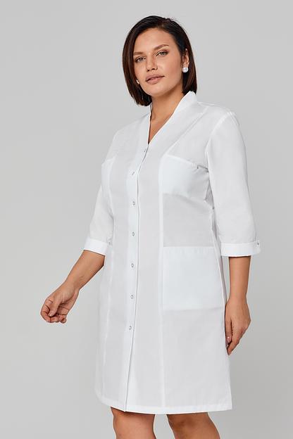 Doctor Big / Халат медицинский женский (рукав 3/4, на кнопках, TC) арт. 2-07-01-3 фото 5