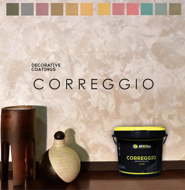Correggio штукатурка (эффект бархата) база золото ОПТ фото 1