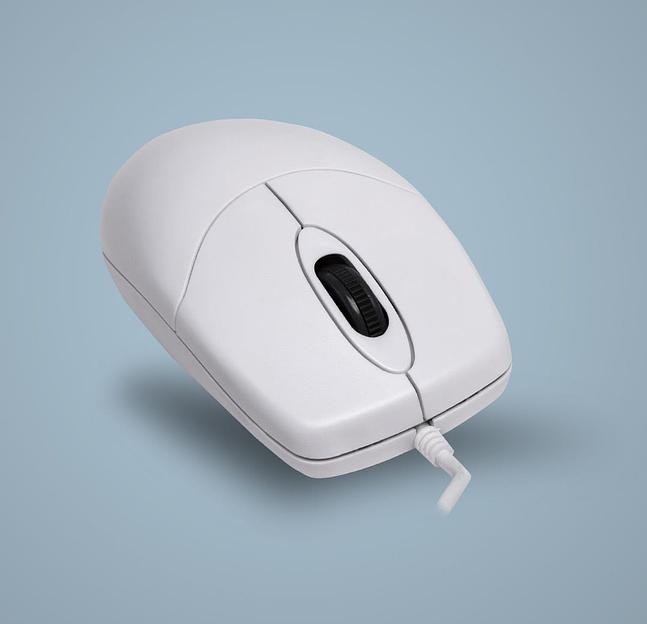 Компьютерная мышь с полной защитой с колёсным скроллингом фото 1