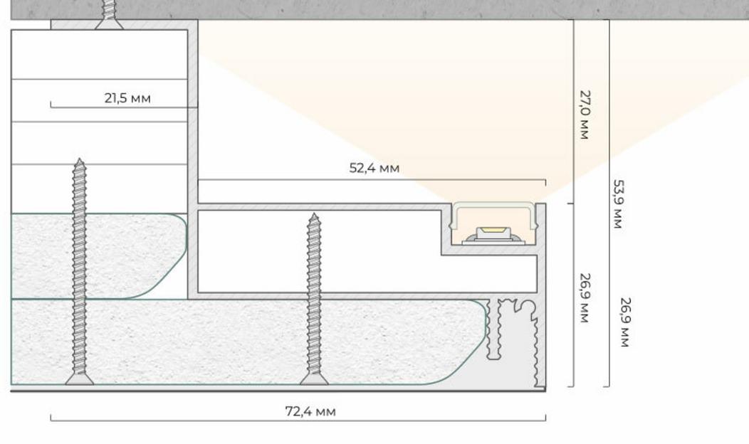 ПрофильТВ-остров FerGipps ТВ 50 черный ОПТ фото 2