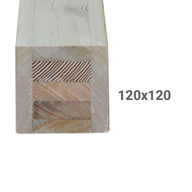 Столб 120×120 экстра из лиственницы клееный ОПТ фото 1