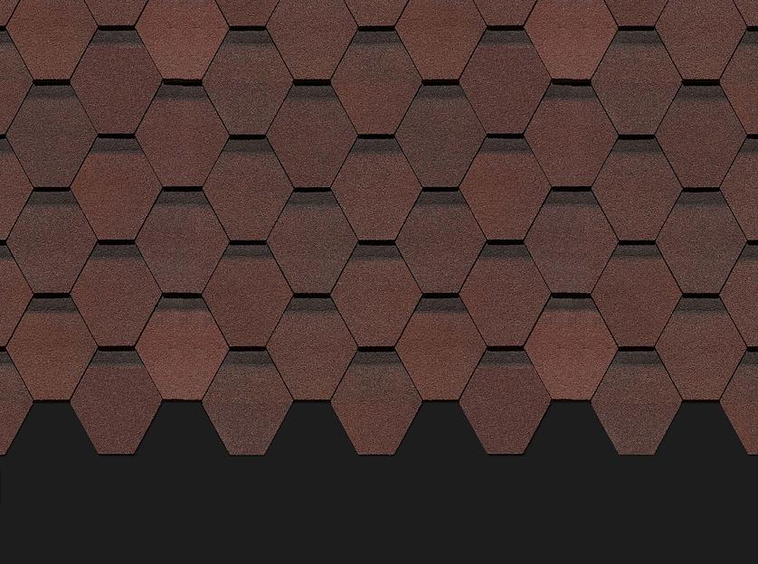 Гибкая черепица Döcke PIE Premium «Кёльн» зрелый каштан опт фото 1