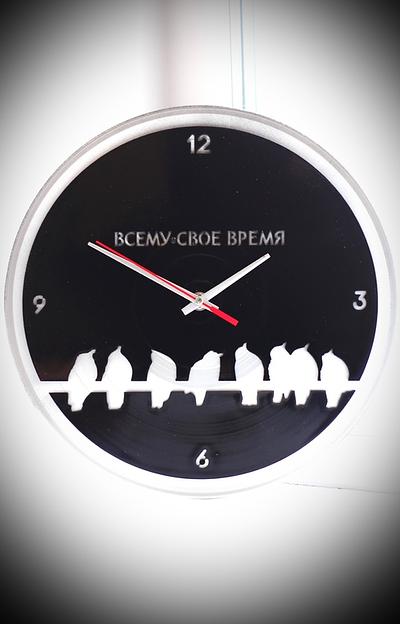 Настенные часы «Птицы» ОПТ фото 1