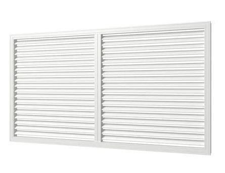 Решетки вентиляционные радиаторные ПВХ - П6060Р - 600х600 фото 1