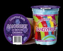 Сахарная вата «CANDYFRUIT» со вкусом ежевики, 20 гр/12 шт ОПТ фото 1