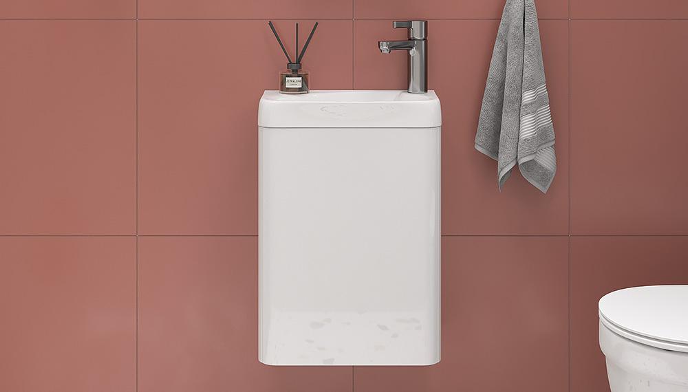 Тумба подвесная «BIO» белая ОПТ  фото 1