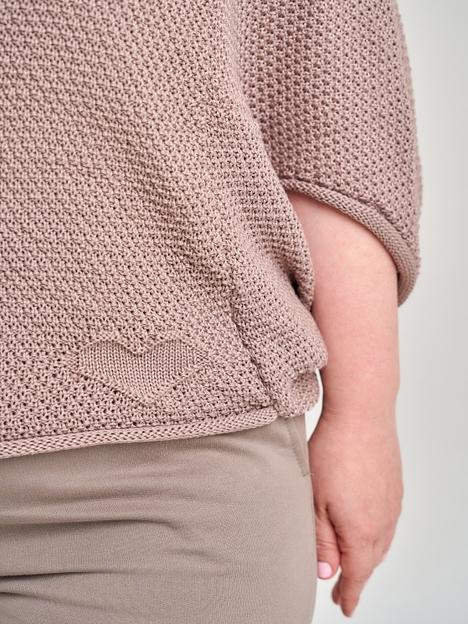 Кардиган Аванта коричневый 44-52, 54-62 ОПТ фото 9