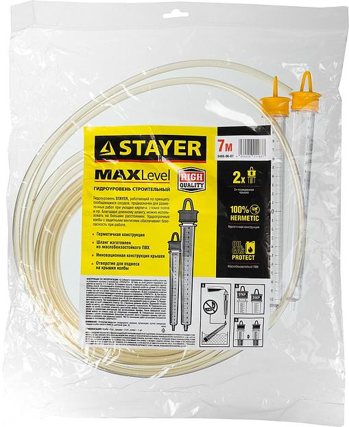 STAYER 7 м, d 6 мм, гидроуровень (3486-06-07) фото 5