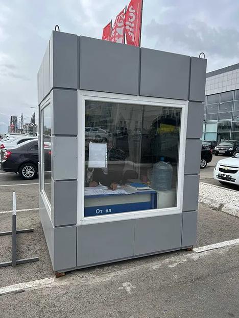 Охранный пост 2х2 м, отделка из полимерной кассеты фото 3