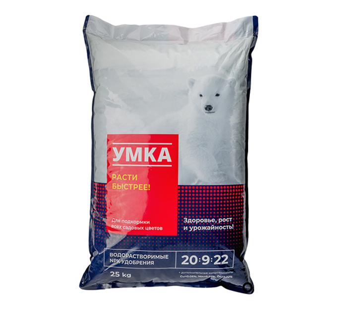 Удобрение тукосмесь УМКА азотно-фосфорно-калийная NPK 20:9:22+ME ОПТ фото 1