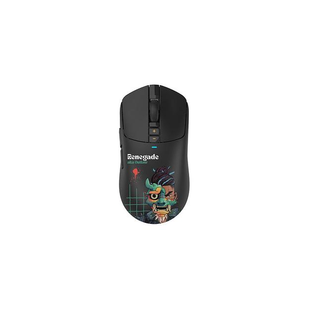 Мышь беспроводная A4TECH Bloody R72 Ultra Duo, игровая, радио, оптическая, USB, USB-C, 20000dpi, черный и рисунок [r72 ultra duo renegademidnight] фото 1