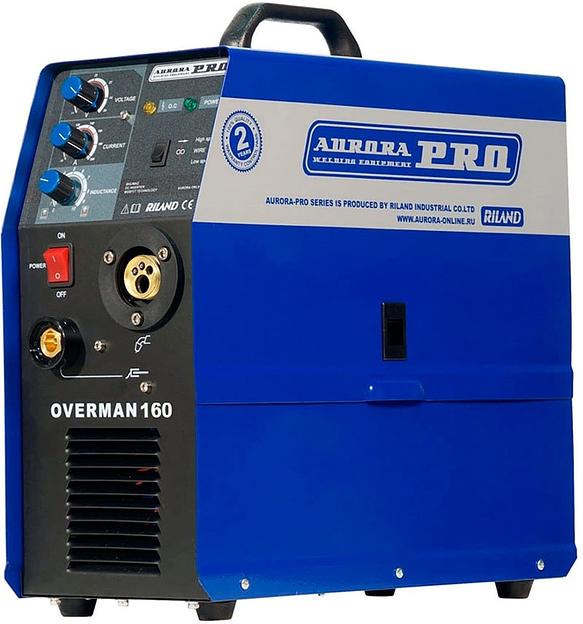 Сварочный аппарат Aurora Pro OVERMAN 160 Mosfet инвертор MIG-MAG 5.7кВт фото 1