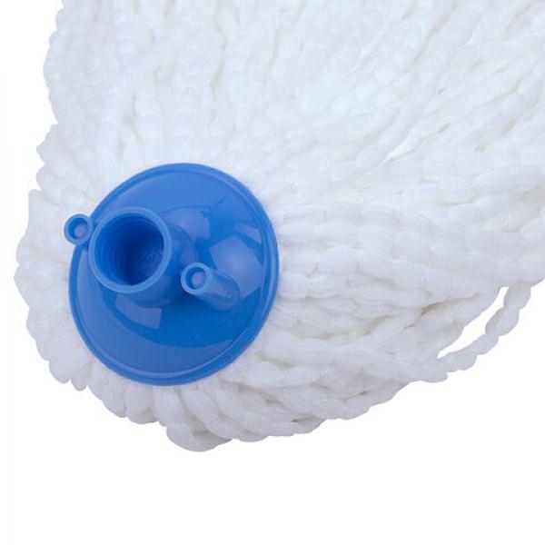 Насадка МОП веревочная для швабры, крепление еврорезьба, микрофибра, длина 24 см, 115 г, LAIMA, 603123 фото 4