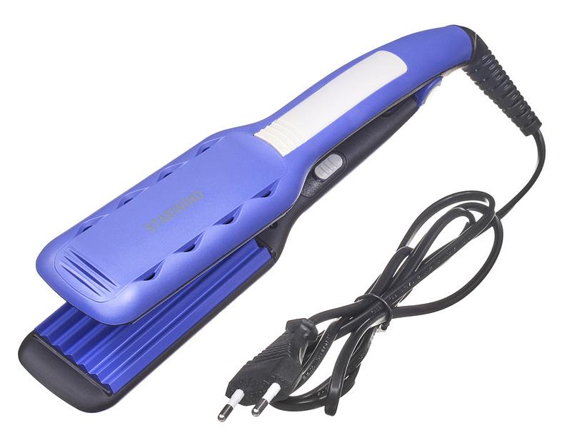 Щипцы Starwind SHE6620 40Вт макс.темп.:210С покрытие:керамическое синий фото 3