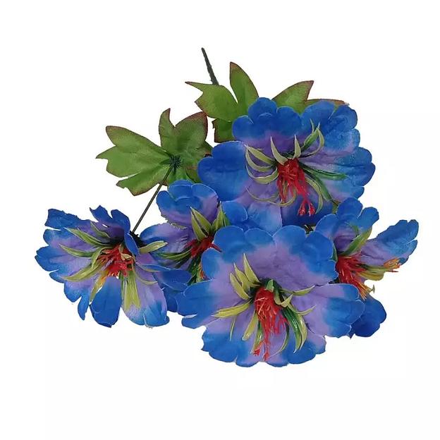 Букет с георгинами 5 голов 40см 460-743 фото 1