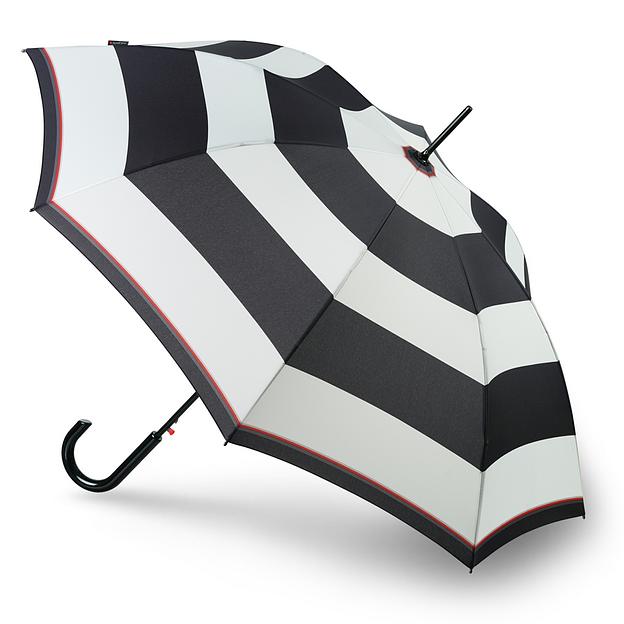 Зонт-трость Knirps полуавтомат T.760 Stick Automatic ID STRIPE 96 3760 4020 фото 1