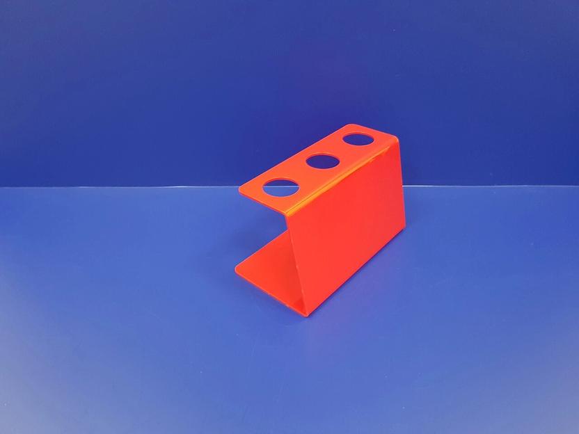 Подставка для трех рожков мороженого.(красная) фото 1