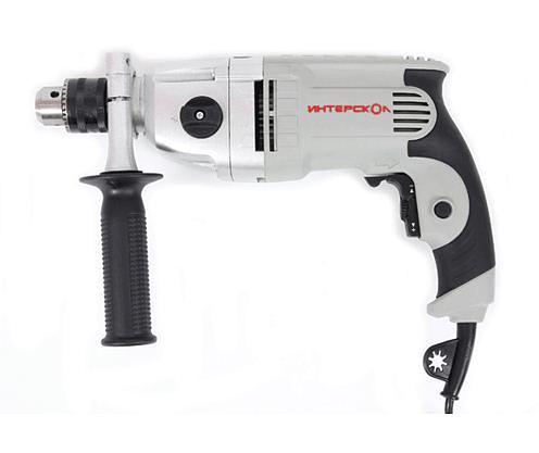 Дрель ударная Интерскол ДУ-13/810ЭР 810Вт патрон:кулачковый реверс фото 2