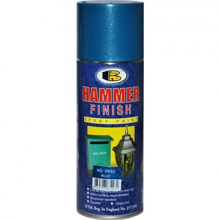 Краска молотковая BOSNY 520мл, 300гр, аэрозольная фото 3