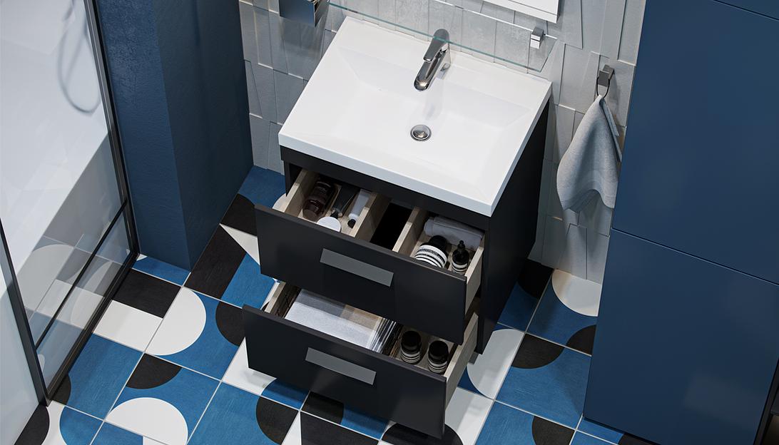 Тумба напольная «ORLANDO» серая ОПТ  фото 4