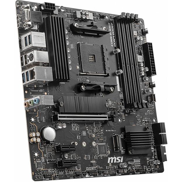 Материнская плата MSI B550M PRO-VDH Soc-AM4 AMD B550 4xDDR4 mATX AC`97 8ch(7.1) GbLAN RAID+VGA+HDMI+DP фото 2