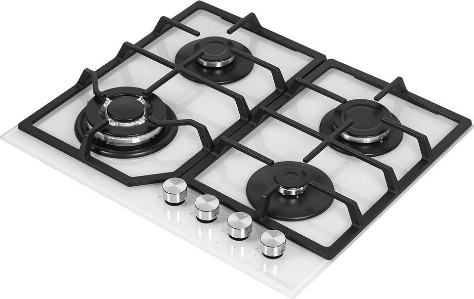 Газовая варочная поверхность Maunfeld EGHG.64.43CW\G белый фото 3