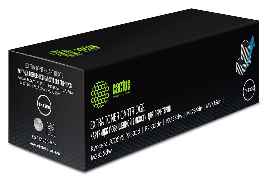 Картридж лазерный Cactus CS-TK1200-MPS черный (11000стр.) для Kyocera Ecosys P2335d/P2335dn/P2335dw фото 1