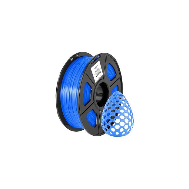 Пластик Cactus CS-3D-PETG-1KG-T-BLUE PETG/ 1.75мм/ 1кг/ 316м/ синий прозрачный фото 1