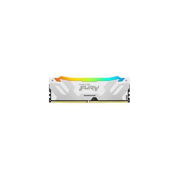 Оперативная память Kingston Fury Renegade KF576C38RWA-16 DDR5 - 1x 16ГБ 7600МГц, DIMM, White, Ret фото 1