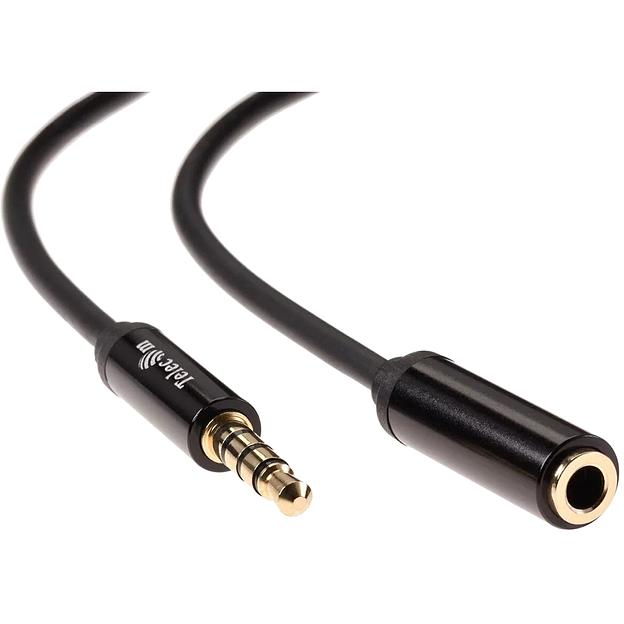Кабель удлинит 3.5 Jack (M) - 3.5 Jack (F), 1.5м Telecom PRO VCOM Кабель-переходник Telecom Jack 3.5 mm M/Jack 3.5 mm F (TAV7179M-1.5M) фото 1