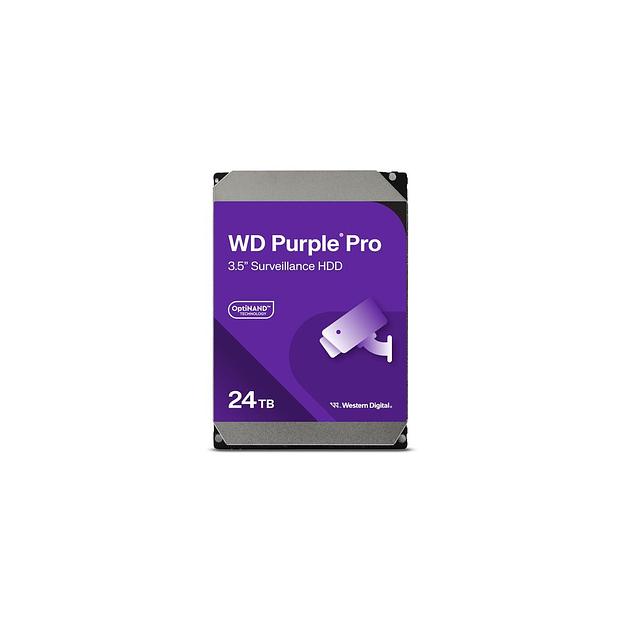 Жесткий диск WD Purple Pro WD240PURP, 24ТБ, HDD, SATA III, 3.5" фото 1