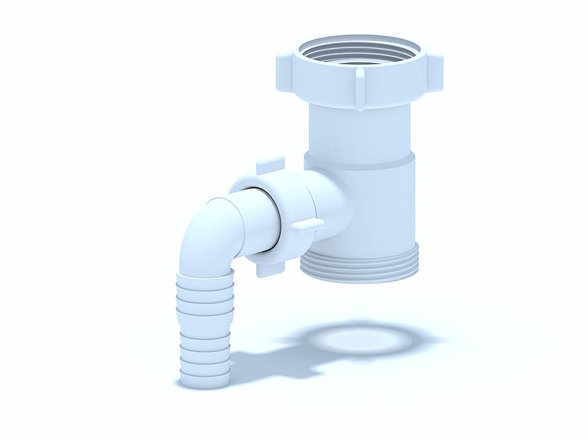 Отвод для стиральной машины АНИ 1 1/2'x1 1/2' фото 1