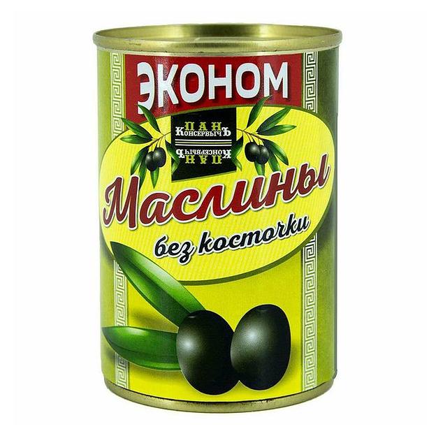 Маслины без косточки «Пан Консервычъ» Испания 300 мл фото 1