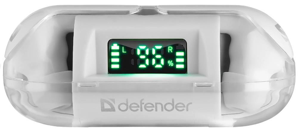 Гарнитура TWINS 916 TWS WHITE 63916 DEFENDER фото 2
