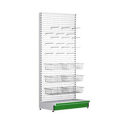 Стеллаж торговый перфорированный СК065 Русь 650x500x1600 фото 1
