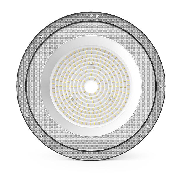Светильник светодиодный UFO LITE 200Вт 5000К IP65 20000лм d355х80 200-250В ДСП промышленный подвесной черн. GAUSS 821534320 фото 1