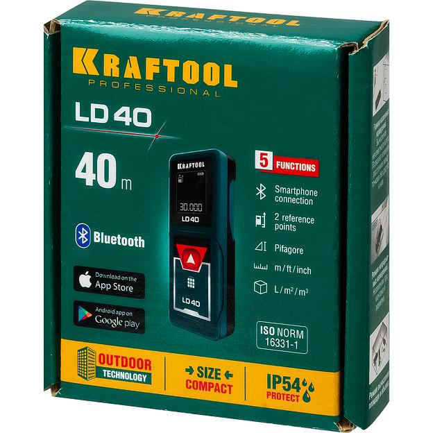 KRAFTOOL LD-40, 40 м, лазерный дальномер (34763) фото 9