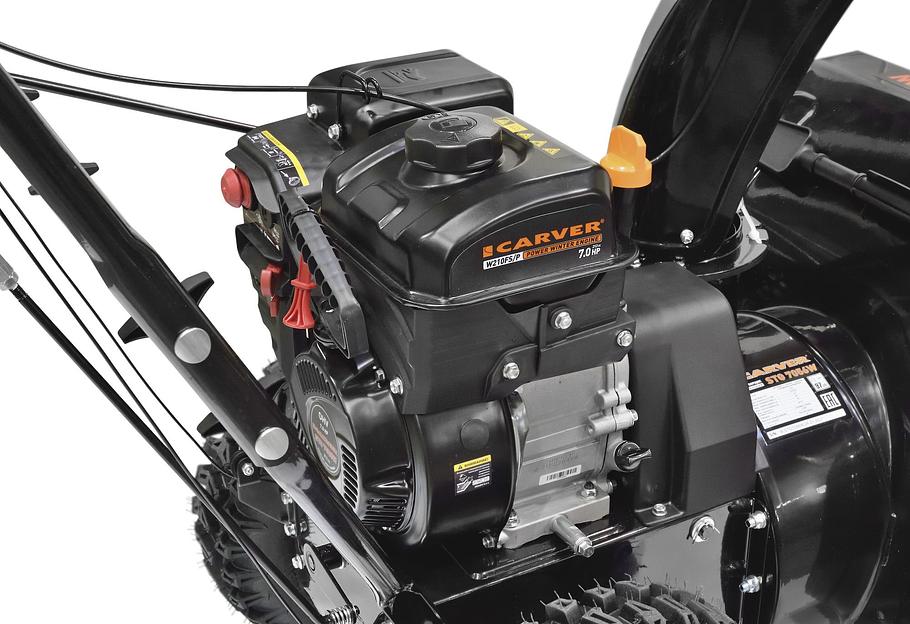 Снегоуборщик бензин. Carver STG 7056W 7л.с. фото 4