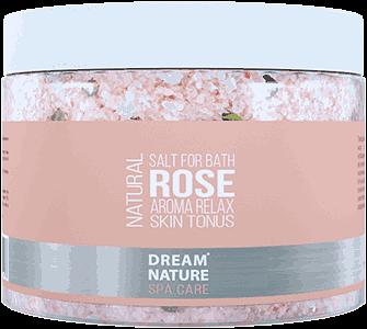 Соль для ванн с цветами розы DREAM NATURE SPA CARE, 600 г фото 1