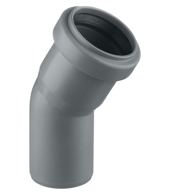 Отвод канализационный 40х30 град. фото 1