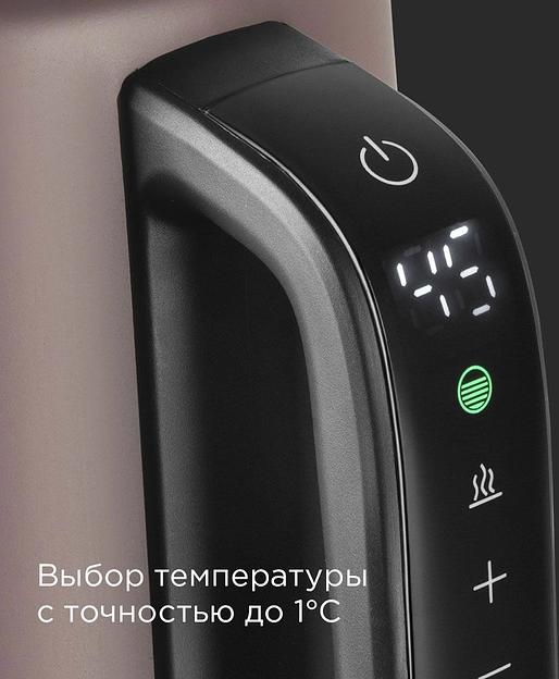 Чайник электрический Редмонд KM238 1.7л. 1500Вт серо-коричневый корпус: пластик фото 4