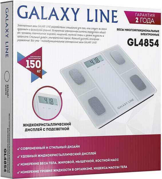 Весы напольные электронные Galaxy Line GL 4854 макс.150кг белый фото 7