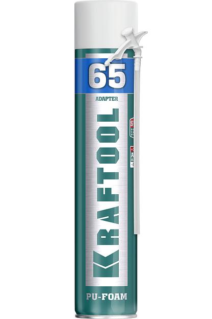 KRAFTOOL ADAPTER 55, 750 мл, адаптерная, всесезонная, SVS, не залипающий клапан, выход до 55 л, монтажная пена (41175) фото 1