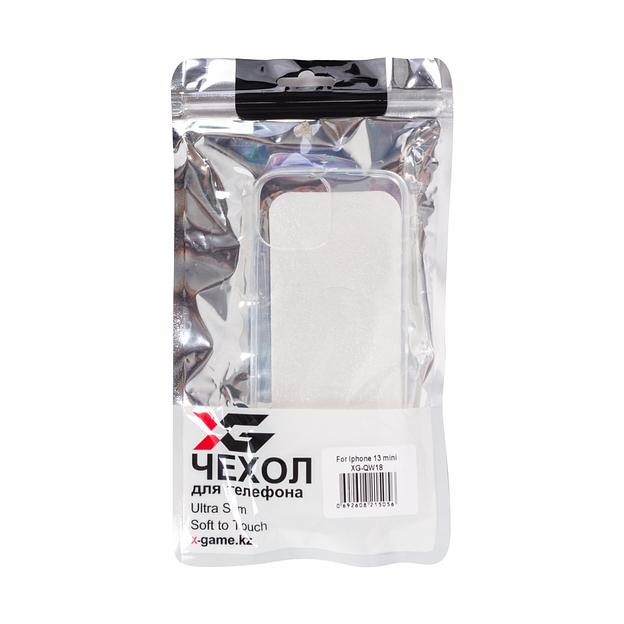 Чехол для телефона X-Game XG-QW18 для Iphone 13 mini Прозрачный TPU фото 3