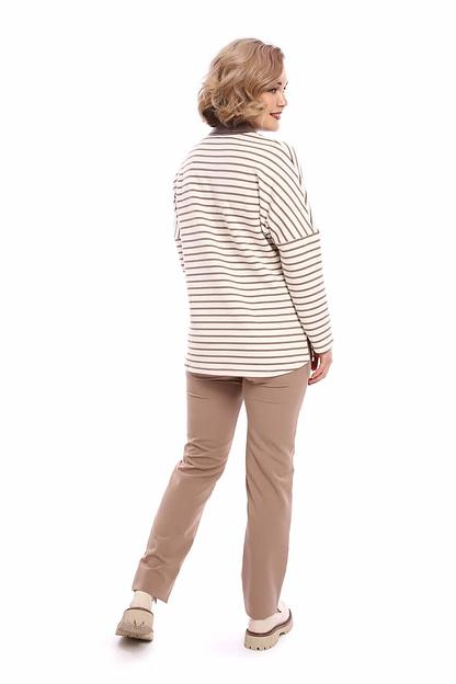 Джемпер женский арт.П4362, полоска ОПТ фото 2