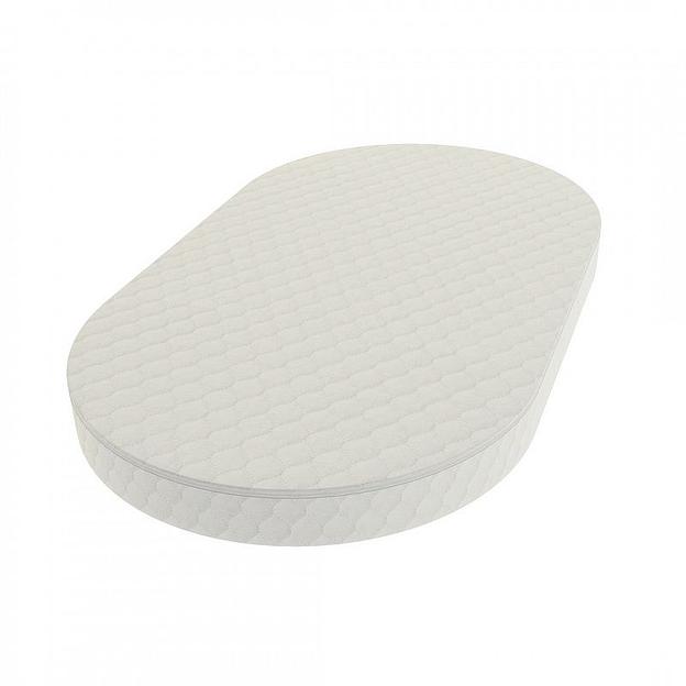 Матрас овальный для кроватки стандарт 73х125х10 см бикокос 1 см холкон 8 см и латекс 1 см фото 1