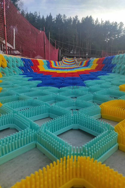 Покрытие для игровых площадок Snowtech цвет синий ОПТ фото 3